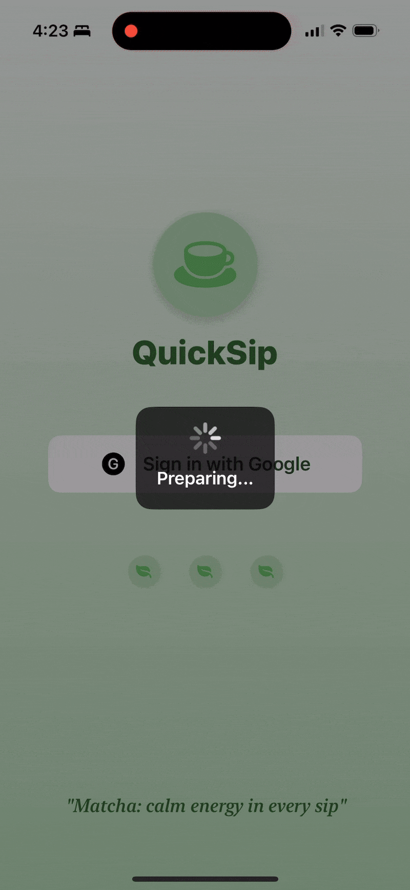 QuickSip demo